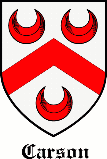 CARSON family crest CARSON family crest