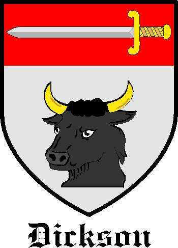 dickson family crest dickson family crest