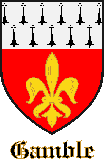 Gamble family crest