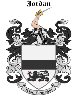 JORDAN family crest