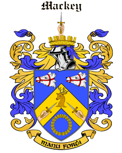 MACKEY family crest MACKEY family crest