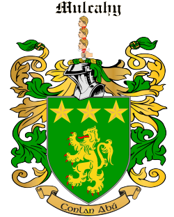 MULCAHY family crest MULCAHY family crest