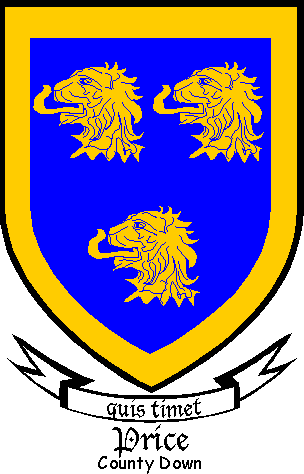 Pryse family crest