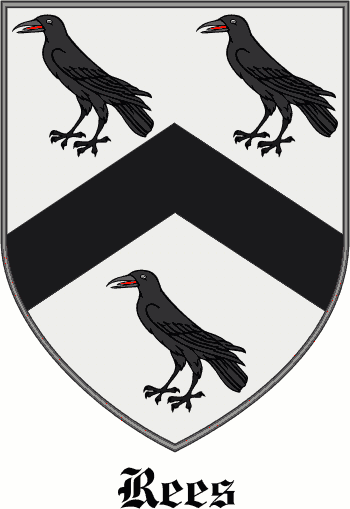 Rees family crest Rees family crest