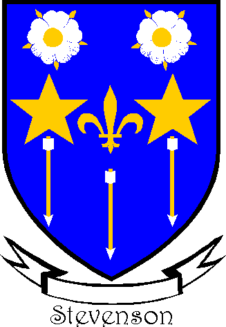 STEVENSON family crest STEVENSON family crest